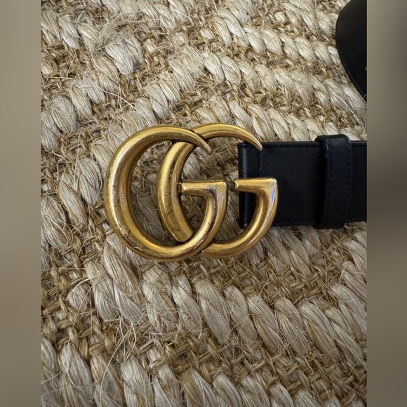 Gucci GG Marmont Wide Belt Size 85 / US 6 with Dustbag - Picture 3 of 9